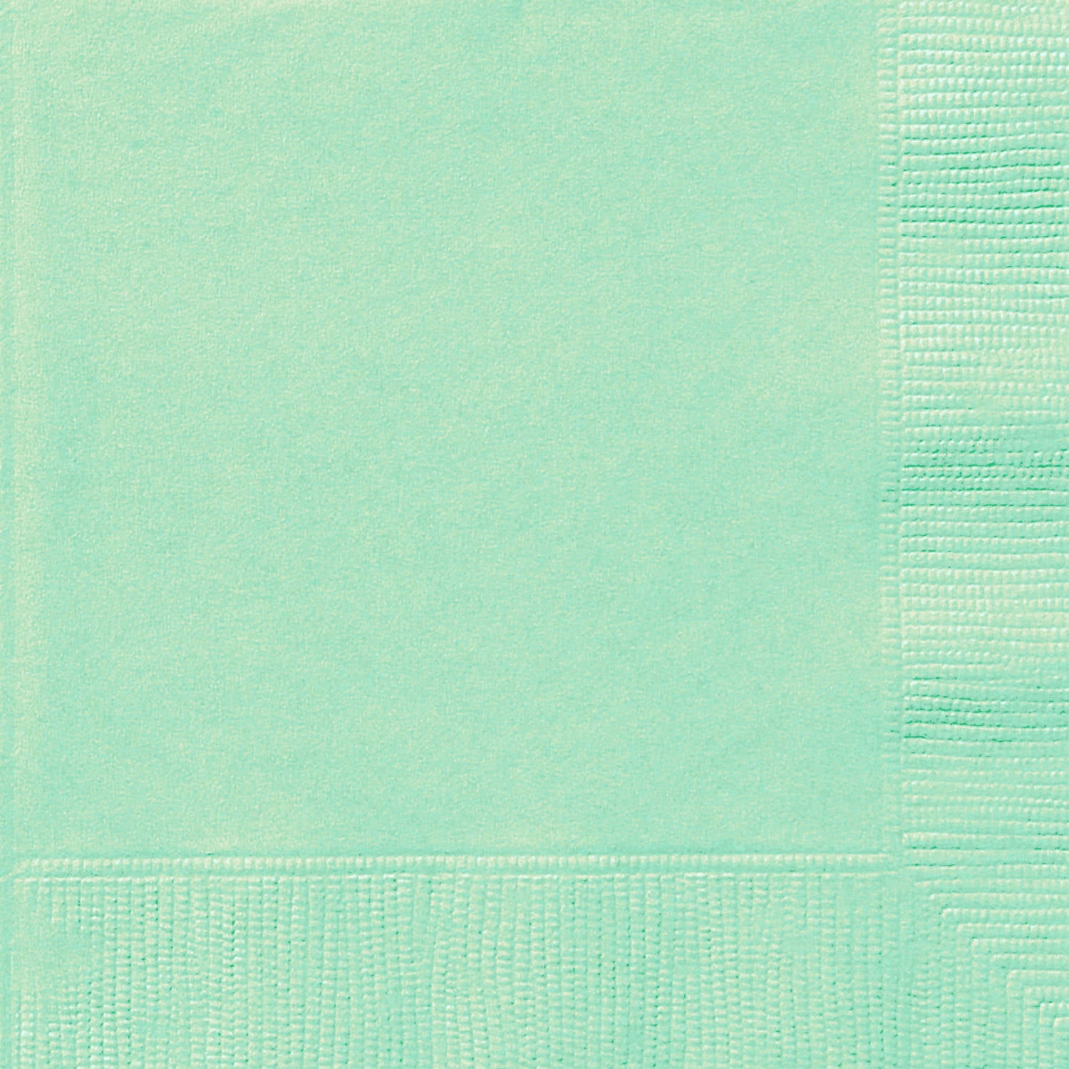 Paper Cocktail Napkins, 5 in, Mint Green, 20ct