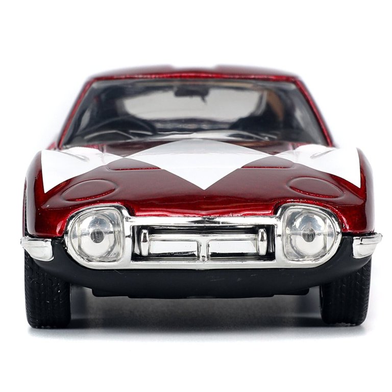 MMPR 2000 Toyota GT 1:32 Vehicle with Red Ranger Nano Figure