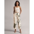 thumbnail image 6 of Zaccai Women's Cream Organza Floral Regular Co-ord Set, 6 of 6