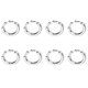 thumbnail image 1 of Anillos de perforación Salvador joyería cuerpo 8 piezas, 1 of 6