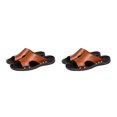 thumbnail image 4 of Minnieouse Pantuflas Zapatos casuales Chanclas Sandalias Playa Marrón treinta y nueve 2piezas, 4 of 6