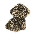 thumbnail image 2 of Mini estatuilla de perro de latón, adorno de té, coleccionables para mascotas, escultura de estatua de Animal práctica para salpicadero de coche, mesa 22 cm x 26 cm, 2 of 8