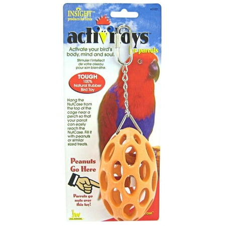 JW Insight Nutcase Rubber Parrot Toy Nutcase Parrot Toy (5 Pack)