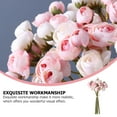 thumbnail image 2 of KAKOWELY 1 ramo de camelia artificial para boda, adorno floral para el hogar (rosa), 2 of 4