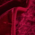 thumbnail image 6 of Heavy Thick Bed Blanket 9Lb for Winter,1 Ply Warm Bed Blanket King,85"x95",Burgundy, 6 of 7