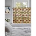 thumbnail image 3 of Brown Desert Camels Living Room Curtains 2 Panel, Tropical Date Coconut Trees Cords Leaves Cafe Window Treatment, Farmhouse Bedroom Bathroom Kitchen Curtains Drapes 104"x45", 3 of 6