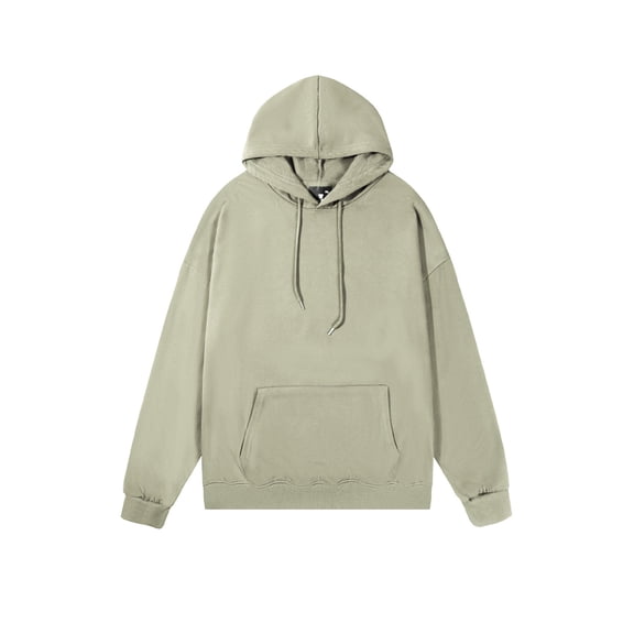 Admvng Sweatshirts for Men Oversized Casual Warm Solid Color Pullover Pocket Long Sleeve Hooded Blouse, Size S-5XL
