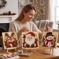 thumbnail image 5 of Christmas Pearl Art DIY Kit, Holiday Painting Craft Set, DIY Pearl Art Wall Decor, Creative Home Decoration Project for Adults, 5 of 8