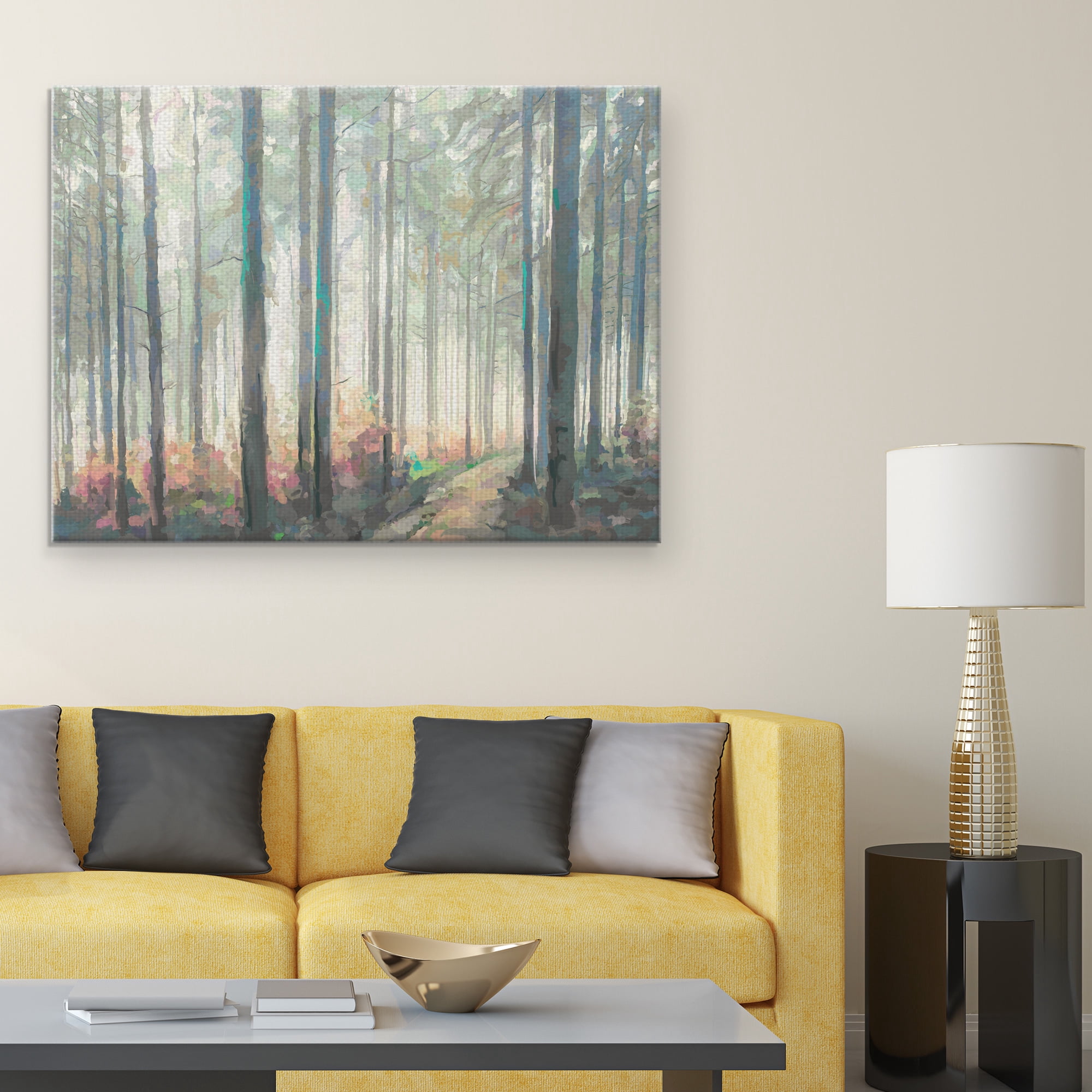 Masterpiece Art Gallery Woodland Forest Journey by Studio Arts Canvas Art Print 30" x 40"