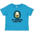 thumbnail image 3 of Inktastic My Godmother Loves Me Godson Lion Boys Baby T-Shirt, 3 of 5