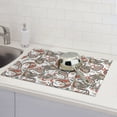 thumbnail image 5 of Bingfone Paisley Floral ,18" x 24"Dish Drying Mat for Kitchen Counter,Ultra Absorbent Microfiber, 5 of 7
