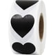 thumbnail image 1 of Pegatinas de corazón de 2,5 cm. Corazón negro de 2,5 cm., 1 of 4