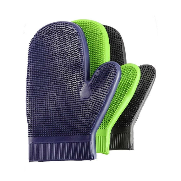 Massage Glove - Navy Blue