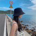 thumbnail image 3 of Sombrero de pescador de doble cara con circunferencia de 56-58 cm, sombrero de pescador para mujer, sombrero de pescador que cubre la cara, protector solar, sombrilla, sombrero de lavabo, 3 of 5