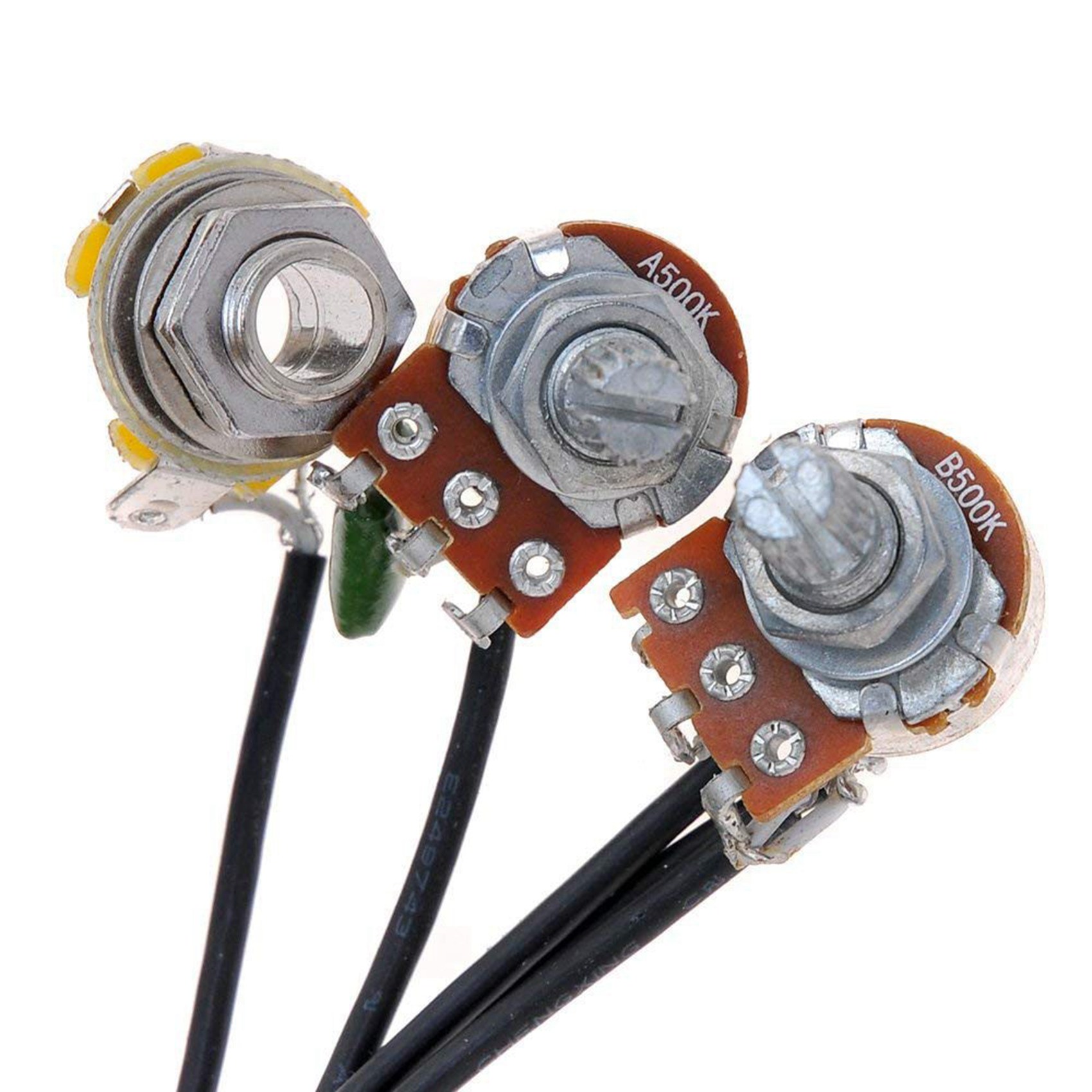 4Sets Pre-Wired Guitar Pickup with Volume & Tone for Electric Guitar