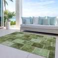 thumbnail image 6 of Addison Rugs Chantille Indoor/Outdoor Transitional Patchwork Olive Washable Rectangle Rug, 8' x 10', 6 of 6