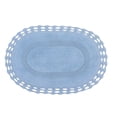 thumbnail image 2 of Home Weavers Hampton Crochet Bath Mat 100% Cotton Bathroom Rugs Set, Washable Rug, Extra Soft and Absorbent bath Rug, Kitchen Mat, Bath Mat Set, Bath Floor Mat Reversible, 17"x24" Rectangle, Blue, 2 of 5