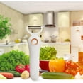thumbnail image 6 of Milex 5 In 1 Blade Electric Peeler, Handheld Electric Vegetable Peeler, Cordless 3 Blade Electrics Peeler, For Potato, Carrots, Fruits, 6 of 8