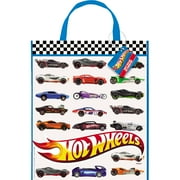 Large Plastic Hot Wheels Favor Bag, 13" x 11"
