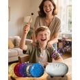 thumbnail image 7 of Steel Tongue Drum Pearl White 6 Inches 8 Notes B Major Meditation Yoga Percussion Instrument, 7 of 7