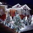 thumbnail image 4 of 2 Pack Green Lights Solar Powered  200 LED 75.5ft Each Solar String Lights Outdoor Waterproof  8 Modes Green Christmas Lights for Patio  Garden  Tree  Halloween Decorations, 4 of 17