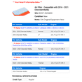 thumbnail image 2 of Air Filter - Compatible with 2016 - 2021 Chevy Malibu 2017 2018 2019 2020, 2 of 2