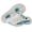White & Blue, variant on Summer Sandals for Men Women, Breathable Waterproof EVA Cloud Clogs with Arch Support, Slip-On Beach Garden Pool Shoes