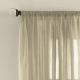 thumbnail image 5 of Better Homes & Gardens Crushed Voile Sheer Curtain Panel, 1 Panel, Stone, 51"W x 63" L, 5 of 5