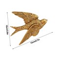 thumbnail image 2 of JGJJUGN Retro Vintage Swallow Wall Hanging Decor | Swallow Bird Wall Art | Indoor Outdoor Wall Sculpture | Home Garden Decoration | Picture Wall Accent | Resin Swallow Ornament 10X12CM/17X14.5CM, 2 of 2