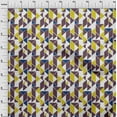 thumbnail image 3 of oneOone Organic Cotton Poplin Twill Fabric Parallelogram & Triangle Geometric Print Sewing Fabric BTY 42 Inch Wide, 3 of 4
