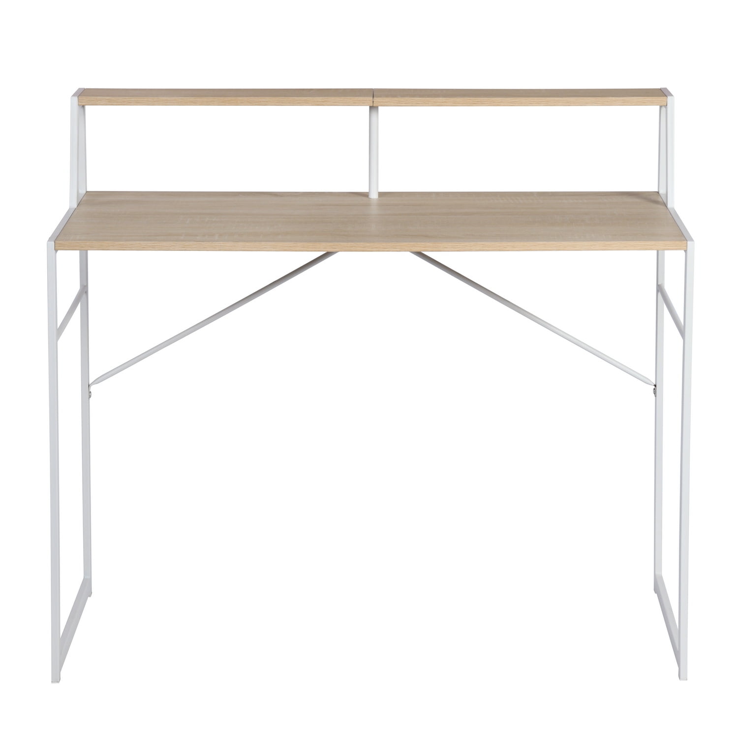 Kepooman Computer Desk, Home Office Writing Desk, Laptop Study Table Workstation, Retro Industrial Design, Stable Metal Frame, Wood Color Kepooman Computer Desk, Home Office Writing Desk, Laptop Study Table Workstation, Retro Industrial Design, Stable Metal Frame, Wood Color