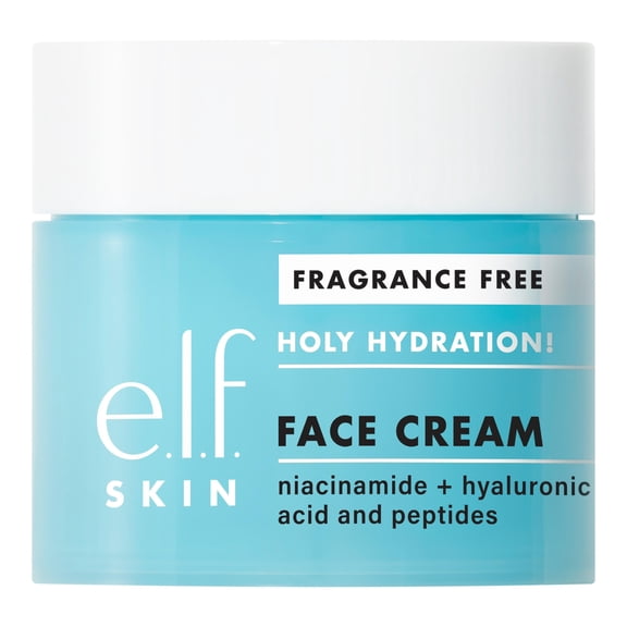e.l.f. SKIN Holy Hydration! Face Cream Fragrance Free, 1.7oz