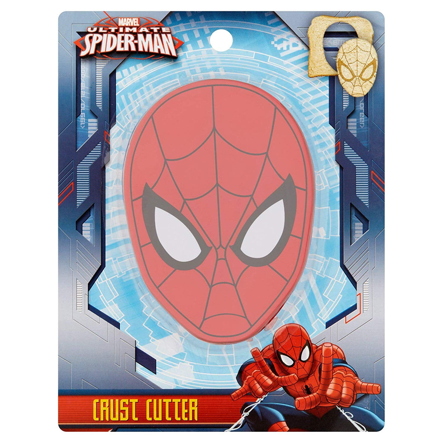 Ultimate SpiderMan Sandwich Crust Cutter Marvel, SpiderMan Crust