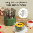 thumbnail image 3 of Mini Wireless Electric Garlic Press Dual-Purpose Kitchen Food Grinder Rechargeable Meat Grinder Vegetable,Green, 3 of 5