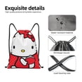 thumbnail image 4 of Zufioo Sanrio Print Sports Cinch Sack Gym String Bags Machine Washable Heavy Duty String Backpack for Men Women-Small, 4 of 6
