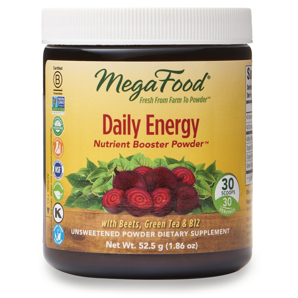 MegaFood, Daily Energy Booster Powder, Supports Energy and Stamina