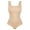 Beige, variant on MANIFIQUE Plus Size Women's Seamless Shapewear Bodysuit Tummy Control Body Shaper Waist Snatching Body Suit
