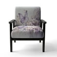 thumbnail image 4 of Designart « Purple Butterfly captivate Flight II » Fauteuil d'Appoint Rembourré à Animaux Violets - Fauteuil Moderne pour Salon, 4 of 7