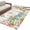 Cream, variant on Area Rug for Living Room, Gray Easter Bunny Non-Slip Indoor Large Carpet for Bedroom/Dining Room, Spring Easter Eggs Floral Wooden Washable Low-Profile Rectangle Floor Runner Rugs - 5 x 7 Ft