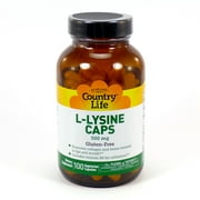 Country Life L-Lysine with B-6, 500 MG, 100 Caps