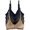 Nature, variant on Caramel Cantina 4 Pack V Neck Padded Bralette Adjustable Straps