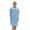 Blue, variant on House Dresses for Women with Pockets - Lightweight Breathable Short Sleeve Muumuu & Nightgowns - Snap Front Housecoat and Dusters for Women