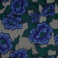 thumbnail image 4 of Zelouf Sibyl Organza Jacquard  , Sewing, DIY, Crafts Fabric by the Yard, Black Sapphire, 5 Yard, 4 of 5