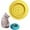 Yellow 1PC, variant on Slow Feeder Cat & Dog Bowl - Non Puzzle Mat for Fast Eaters - Portion Control & Healthy Digestion - Dishwasher Safe Pet Feeding Mat,3PCS Three Colors