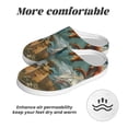 thumbnail image 6 of Lsque Red Blue Dragon Battle Epic Pattern Womens Comfort Cotton on Scuff With Memory Foam and Anti-skid Sole Slipper-39/40, 6 of 7