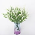 thumbnail image 4 of 7-Head Artificial Lavender Bouquet - Fake Purple Plastic Flowers for Home, Wedding & Farmhouse Table Decor, No Maintenance, 4 of 6