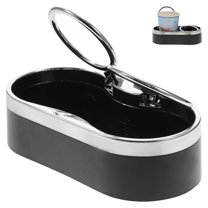 WORGEOUS Tumbler Water Bottle Dual Cup Holder for Car/Truck (Black)