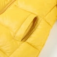 thumbnail image 4 of HILEELANG Toddler Boy Girl (12M-7Y) Winter Puffer Jackets Coats Yellow Dinosaur Hooded Light Weight Padded Outerwear 3-4T, 4 of 8