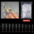 thumbnail image 4 of Milue Stiletto Nail Tips Acrylic-Nails Long False Nails Half Cover Fake-Nail Tips, 4 of 18