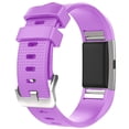 thumbnail image 2 of FIEWESEY Bands Compatible with Fitbit Charge 2, Adjustable Soft Silicone Replacement Sport Strap Wristbands Fit for Fitbit Charge 2 Fitness Tracker(Lilac), 2 of 5